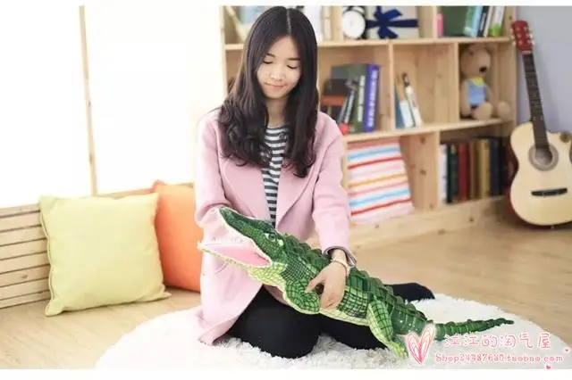 Имитация крокодила мягкая плюшевая игрушка около 100 см подарок на день рождения