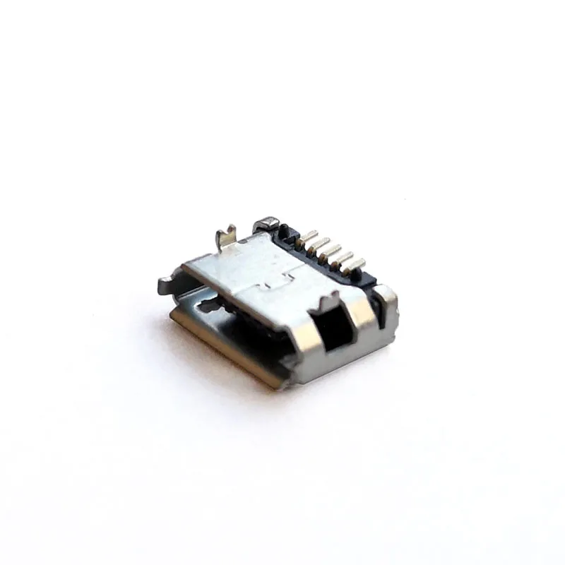 Warp край 5 Pin Type B DIP разъемы Micro USB женские туфли на плоской подошве со штепсельным