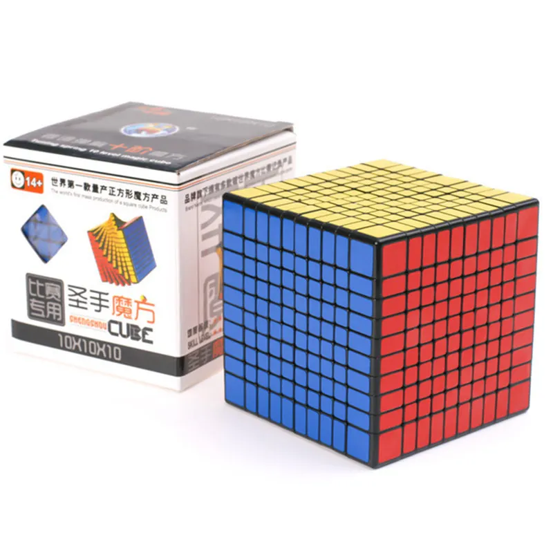 Shengshou 10x10x10 куб магический головоломка 10 слойный Игра Головоломка Neo Cubo Magico