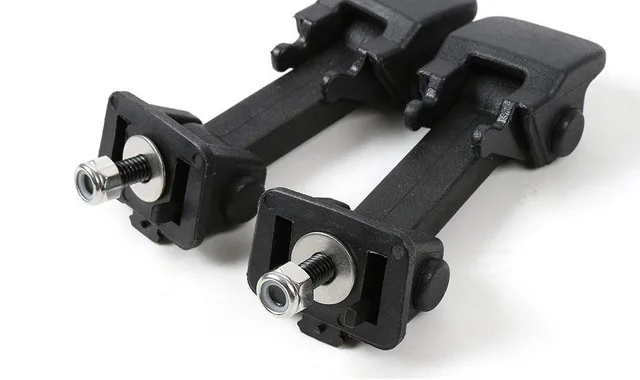 ABS black ABS защита для экстерьера автомобиля, черный замок, защелка капота, украшение для Jeep Wrangler JK, Замок капота автомобиля, защелка, фиксатор - Цвет: ABS black
