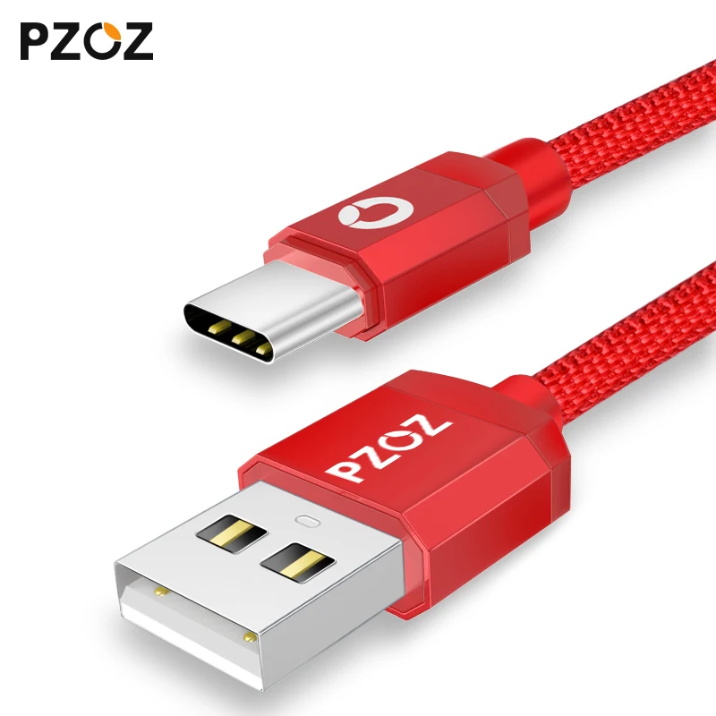 Usb кабель PZOZ type c для быстрой зарядки usb 3 1 дюйма быстрое зарядное устройство samsung s8