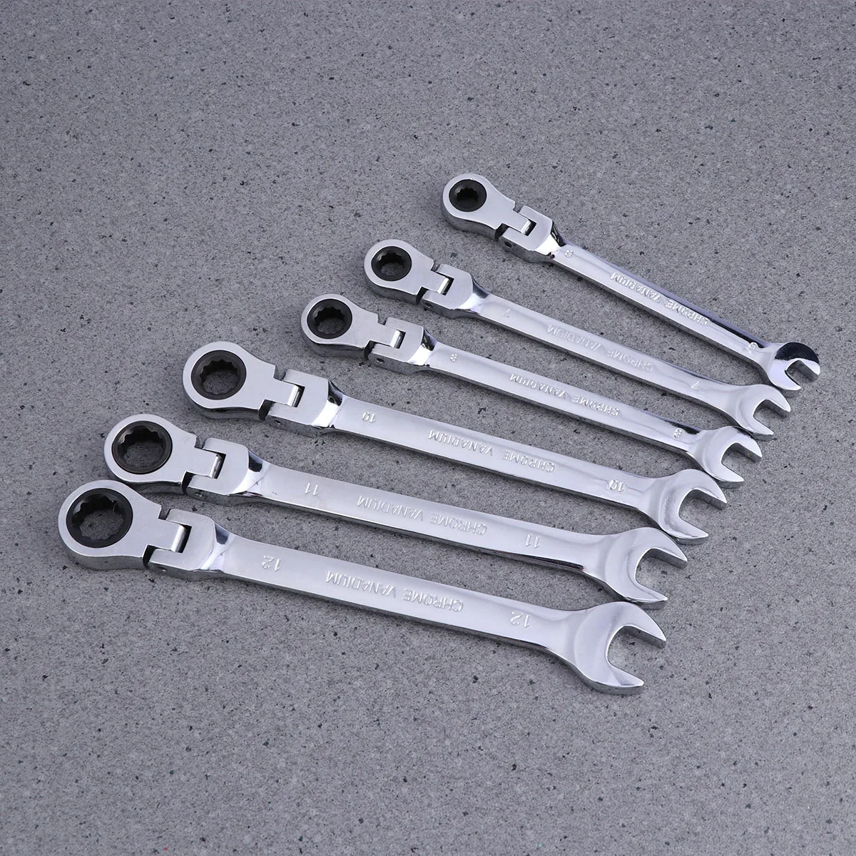 6 PCS/Set CR-V Durable Biservice Spanners Dual Heads Ratchet Dicephalous Wrenches for Machine Repairing Home Screw | Инструменты