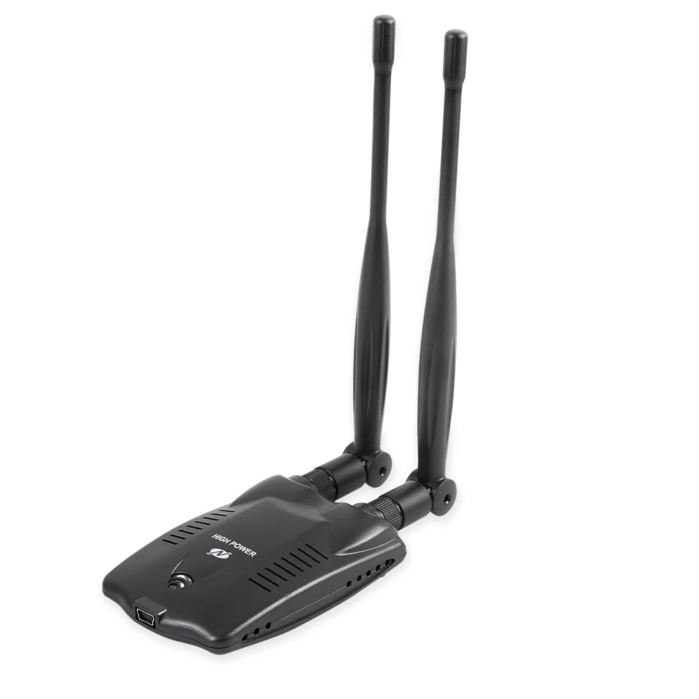 USB Wifi адаптер 150 Мбит/с Высокая мощность двойная антенна Wi Fi 5 дБ 802.11b/g/n ключ