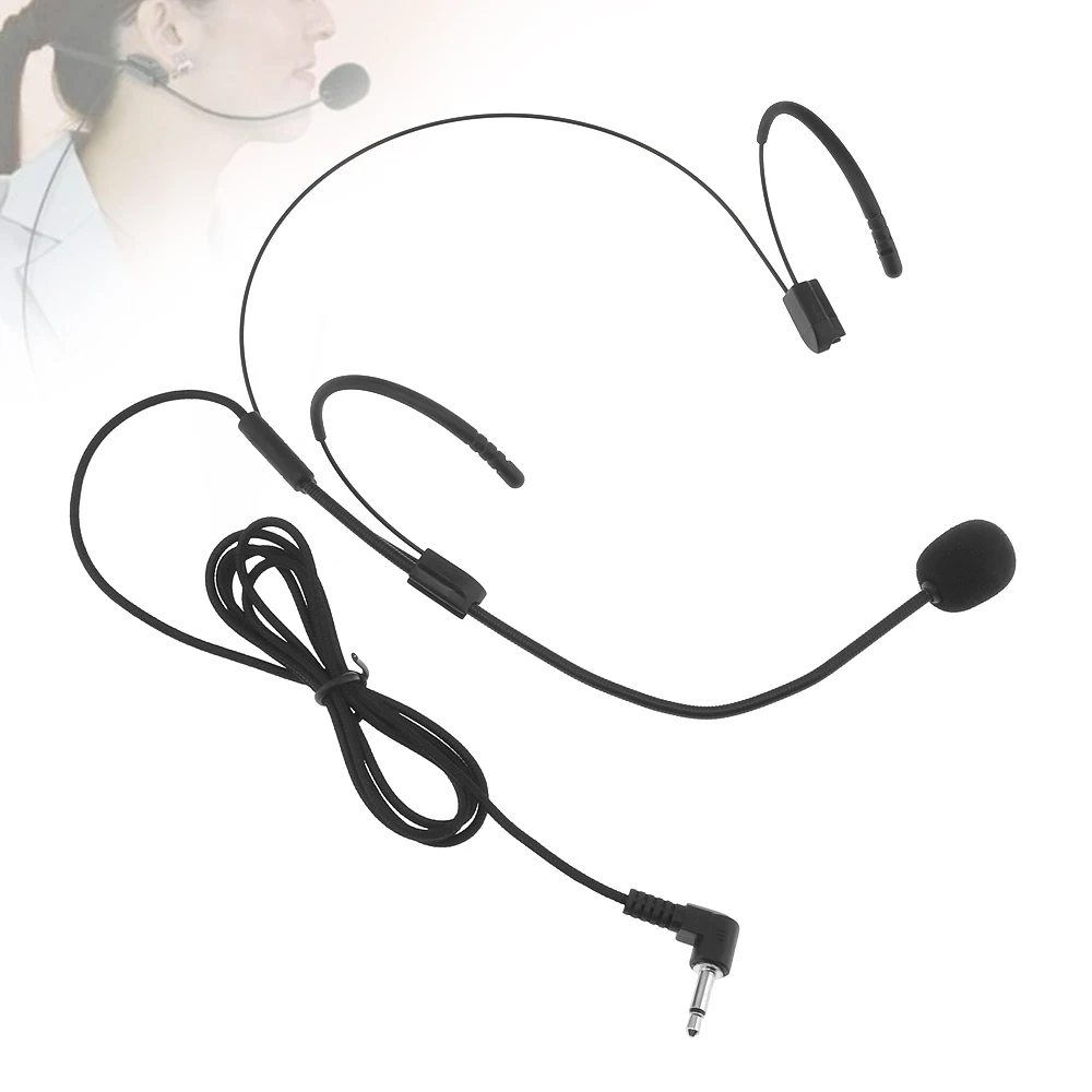 Универсальная Портативная гарнитура микрофон проводной 3 5 мм разъем