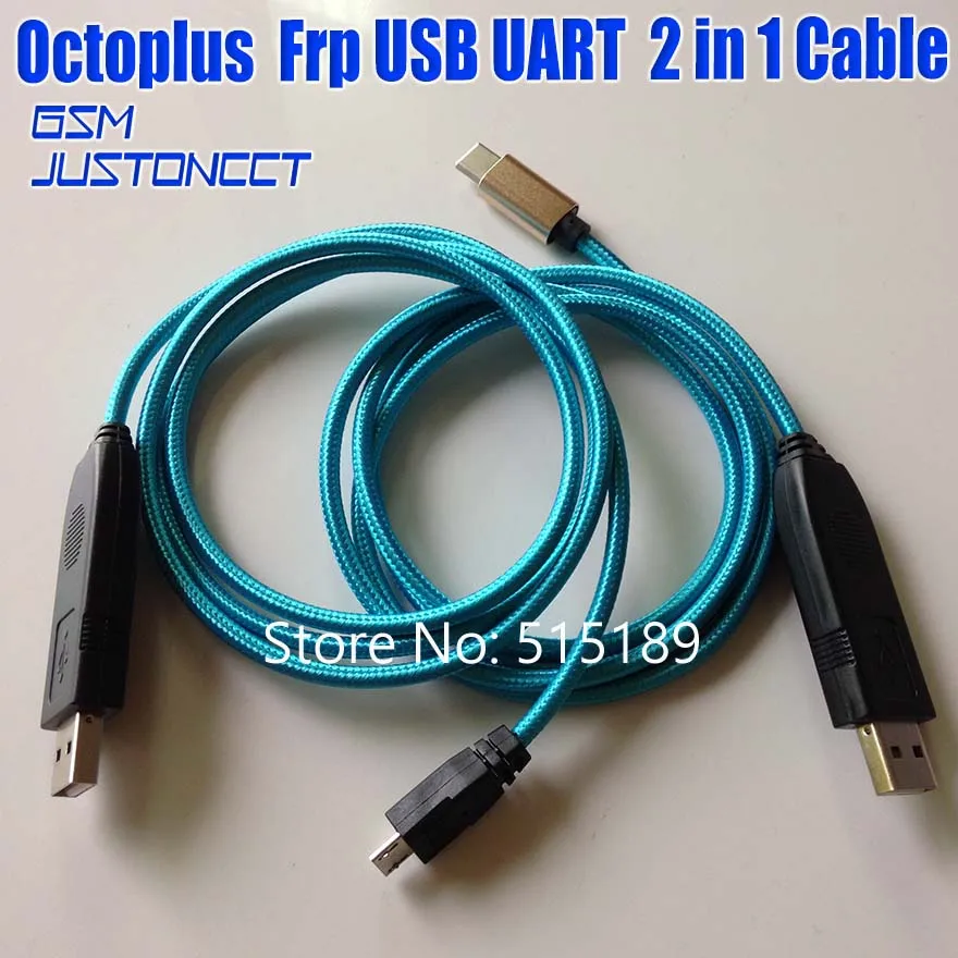 Octoplus FRP USB UART 2 в 1 кабель(micro+ type c) EFT UART кабель для FRP Dongle, EFT Dongle для samsung