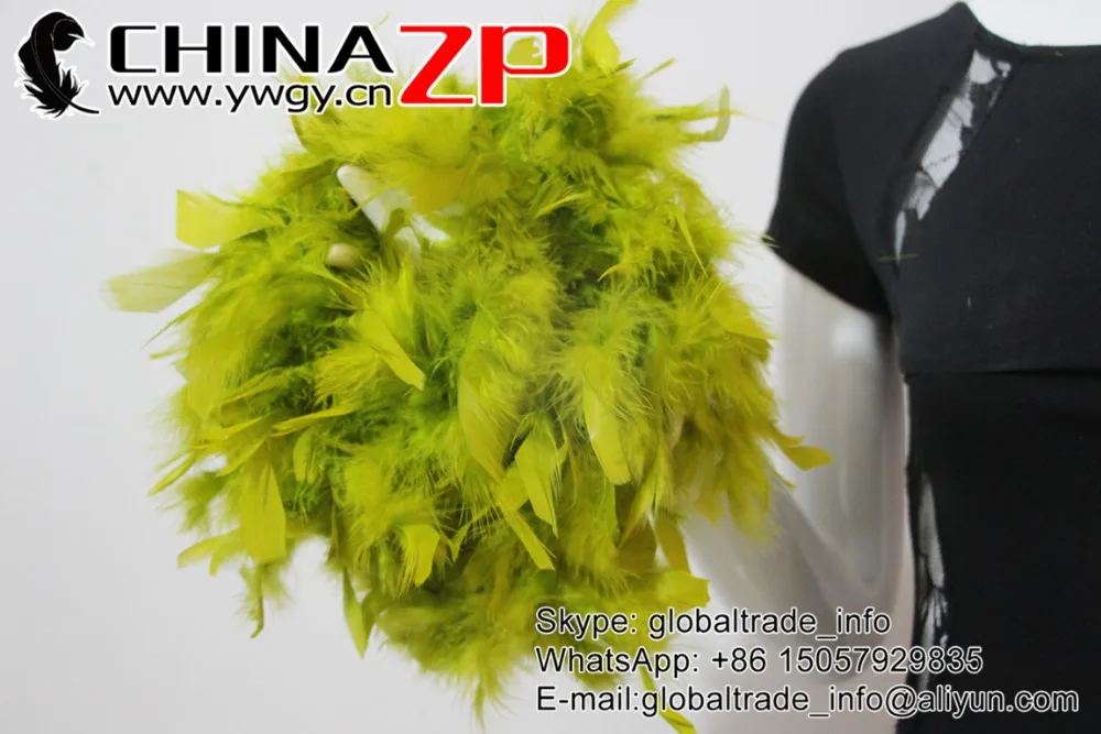 Экспорт с завода в Китае 2 ярдов/партия г 40 окрашенное изумрудно-зеленое перо