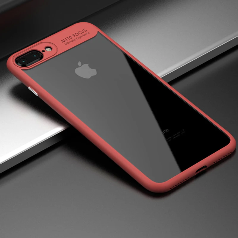 360 градусов Полная защита Силиконовый противоударный чехол для телефона Iphone 6 6S 7 8