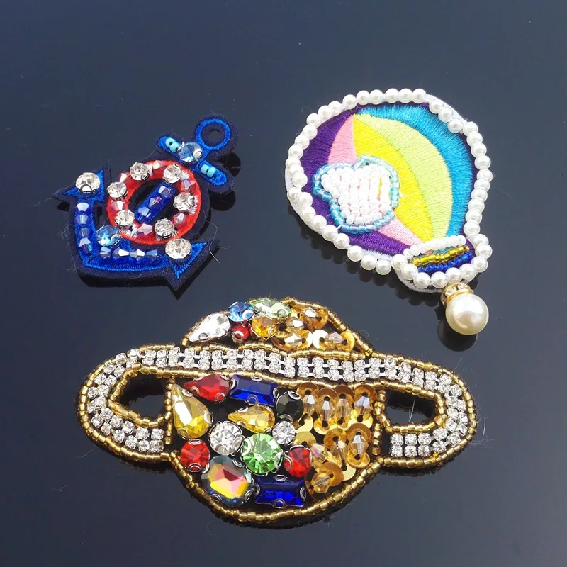 3D ручной работы земной шар нашивки-стрелы для одежды Сделай Сам пришить блесток