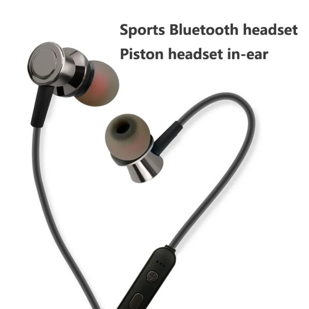 Магнитные наушники Bluetooth 4 2 гарнитура Спортивная беспроводная с микрофоном для