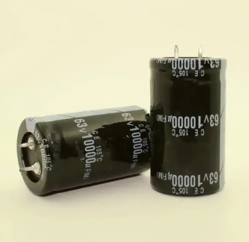 1 шт. хорошее качество, алюминиевая крышка, 63В 80 V 100 v 10000 мкФ радиального типа DIP Алюминий электролитические конденсаторы допуск 20% 450V1000UF