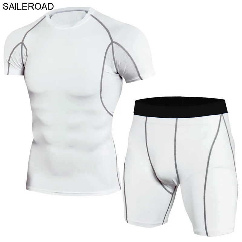 SAILEROAD новый мужской спортивный костюм спортивная одежда компрессионный Chandal Hombre 2