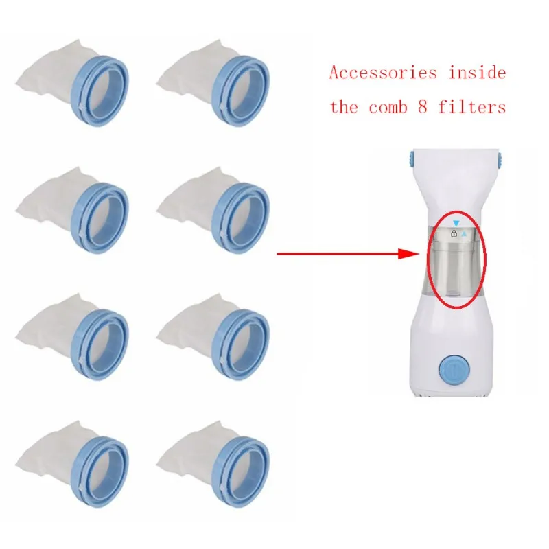 

Electronic Electric Flea Comb 8PCS Capture Filter Snap on Lid anti Flea Traps Head Lice and eggs Pet Supplies