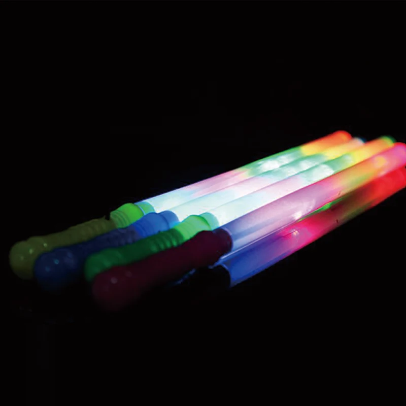 party decor LED Stick Colorful Flashing Batons 48cm Red Green Blue Light-Up Festival Party Decoration Concert Prop Bar | Дом и сад