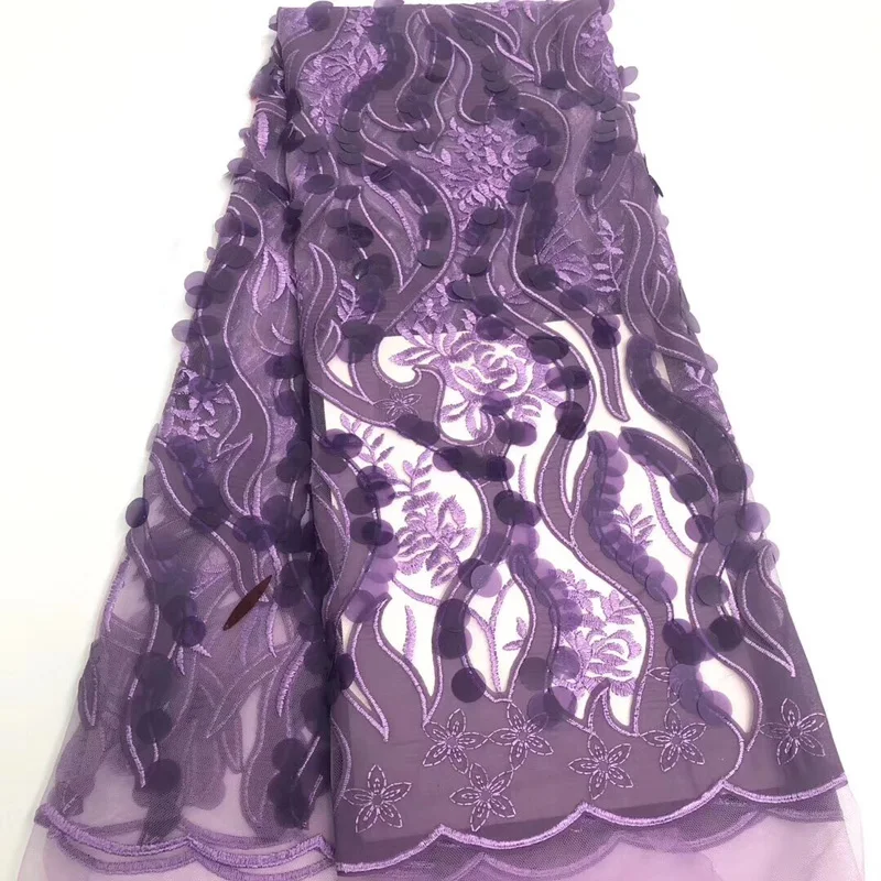 8 видов цветов (5 ярдов/шт) Высокое качество Африканский тюль кружева ткань