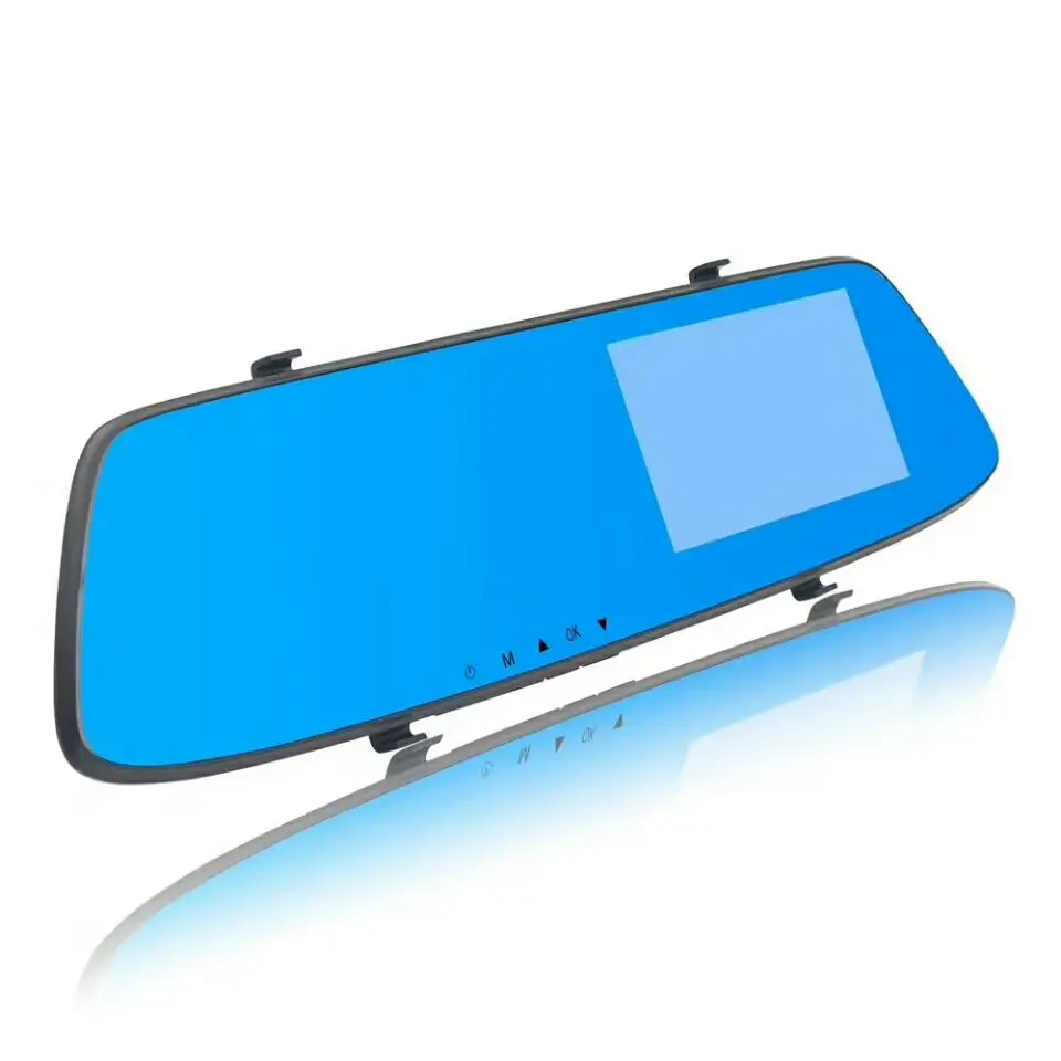 4.3 Inch 720P Car DVR Dual Lens Touch Screen Rearview Mirror Video Recorder Dash Cam Parking Monitor G sensor Night Vision H43 | Автомобили