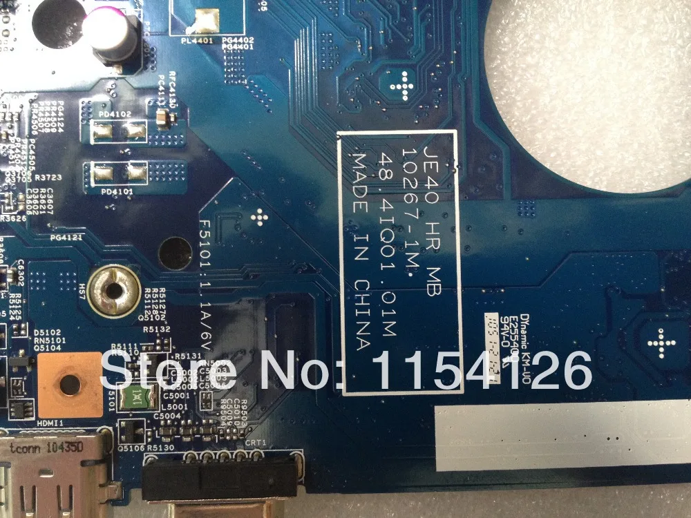 Оригинальная материнская плата для ноутбука ACER 4750 4750G 4750ZG MBRC901001 JE40 HR 10267-1M 48 4iq01.01m