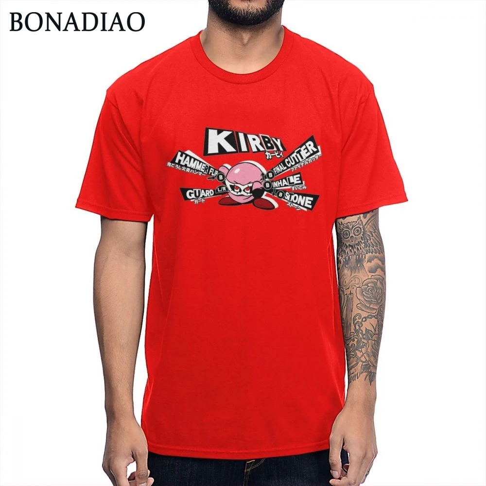 Awakened Persona 5 Кирби звезда футболка человек Аниме пародия с круглым вырезом S 6XL
