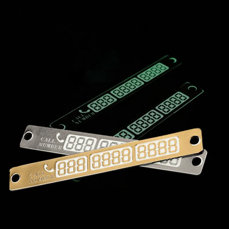 Временная парковочная карта светящаяся телефонная карточка пластина для УАЗ 31512