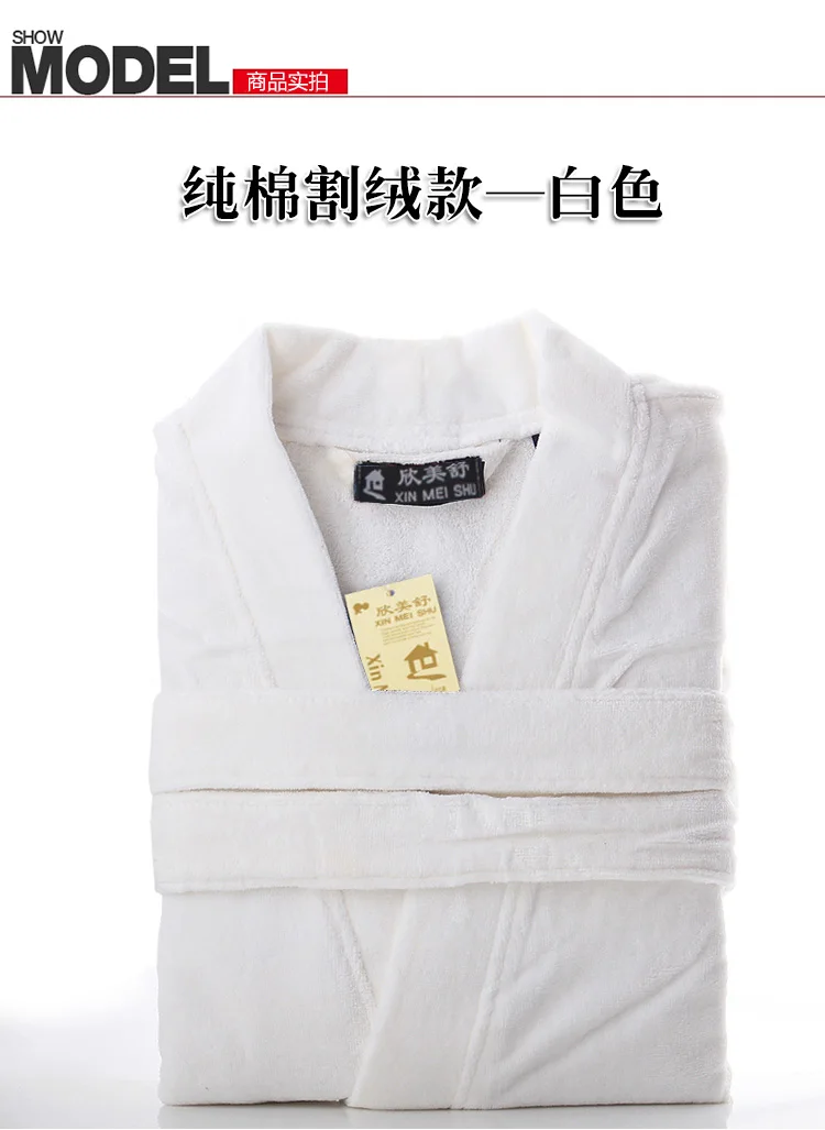 Мужской банный халат без воротника размер XXXL|bathrobe men|men bathrobebig mens bathrobes |