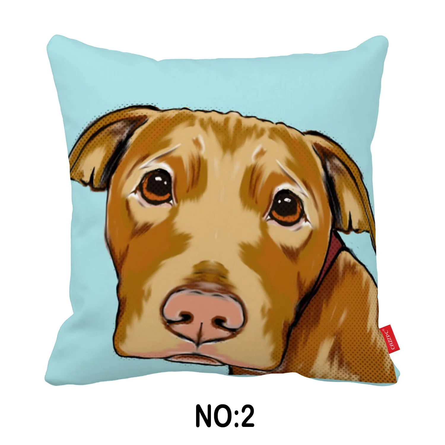 Мультяшный милый поп арт бульдог боксер собака печать автомобиль декоративные