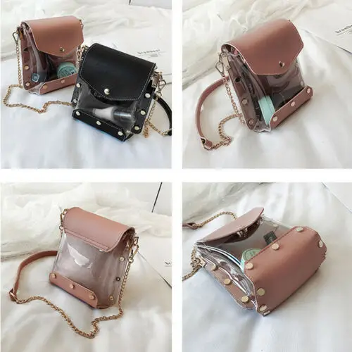 Роскошная женская прозрачная сумочка пляжный клатч-желе из искусственной кожи