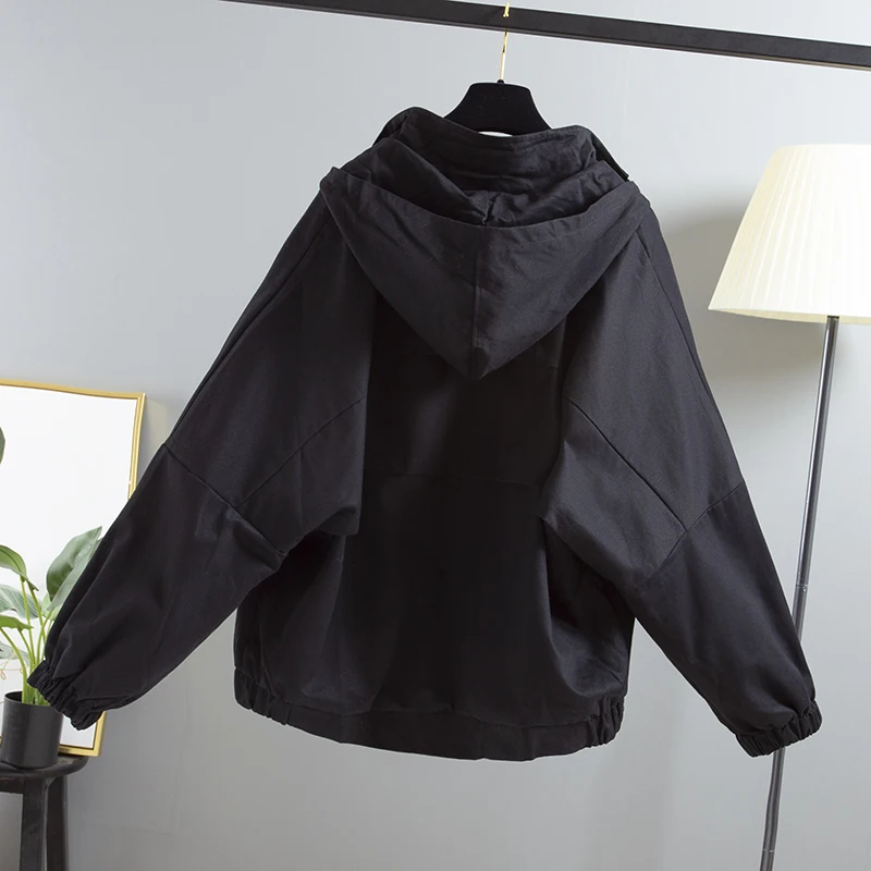 Весенняя женская куртка бомбер с длинным рукавом Женская Студенческая Осеннее