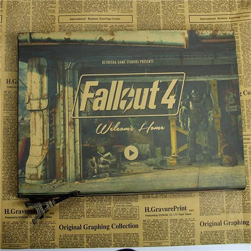Винтажный игровой плакат Fallout 3 4, детская комната, домашний декор, игровой рисунок, ретро крафт настенная бумажная наклейка, декоративные наклейки на стены - Цвет: Style 7