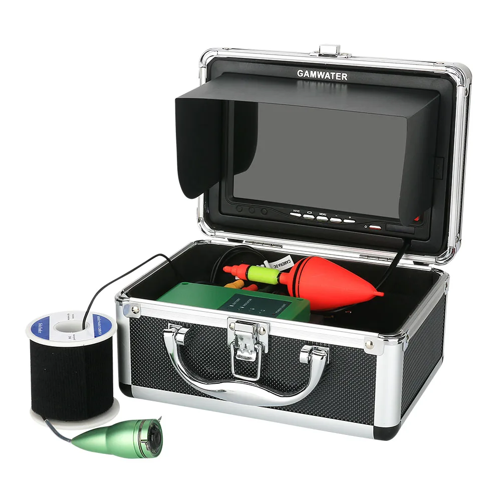 Видеокамера для подводной рыбалки GAMWATER 1000 ТВЛ цветной монитор 7 дюймов 6