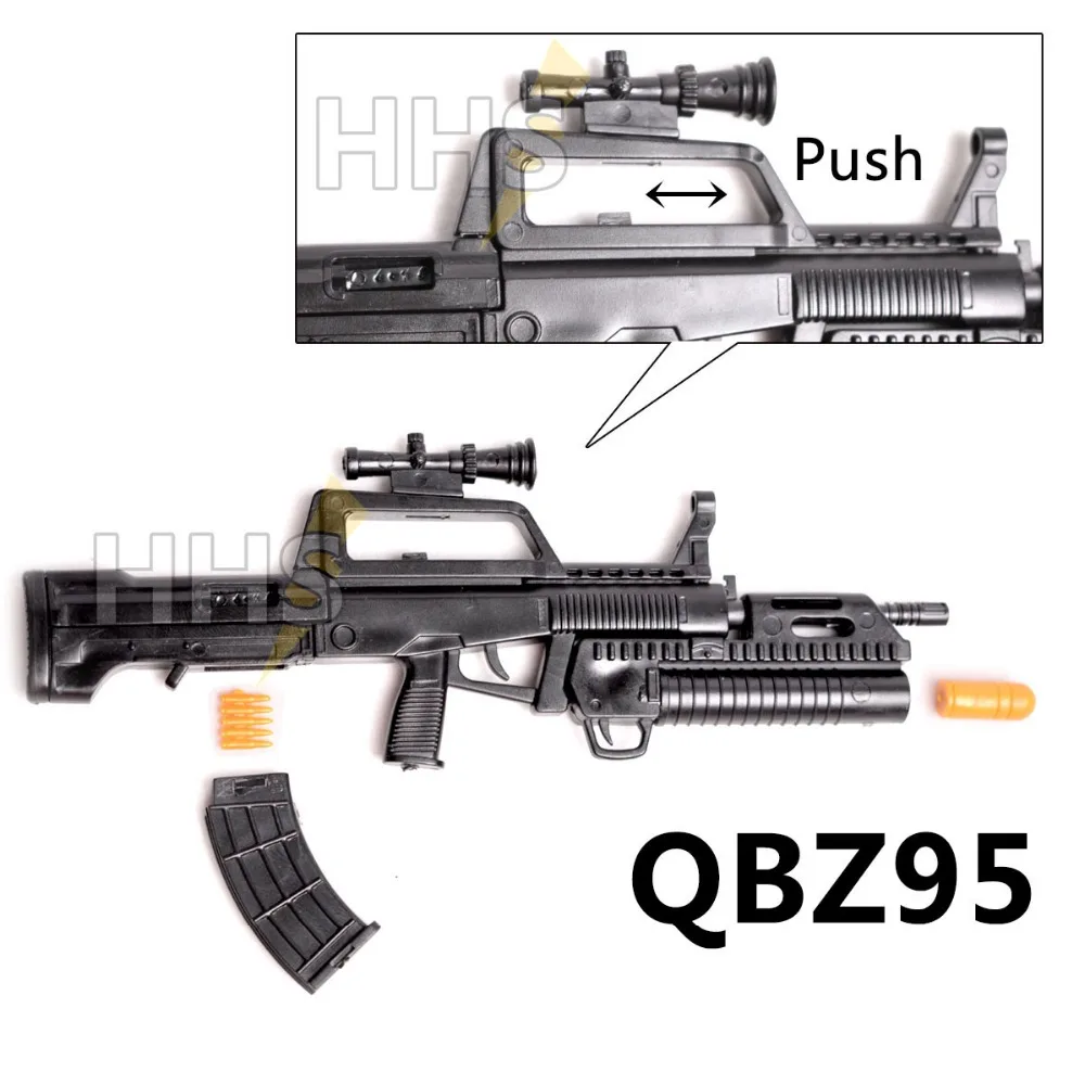 1:6 1/6 масштаб 12 дюймов фигурки QBZ-95 винтовка пусковая установка модель пушки для