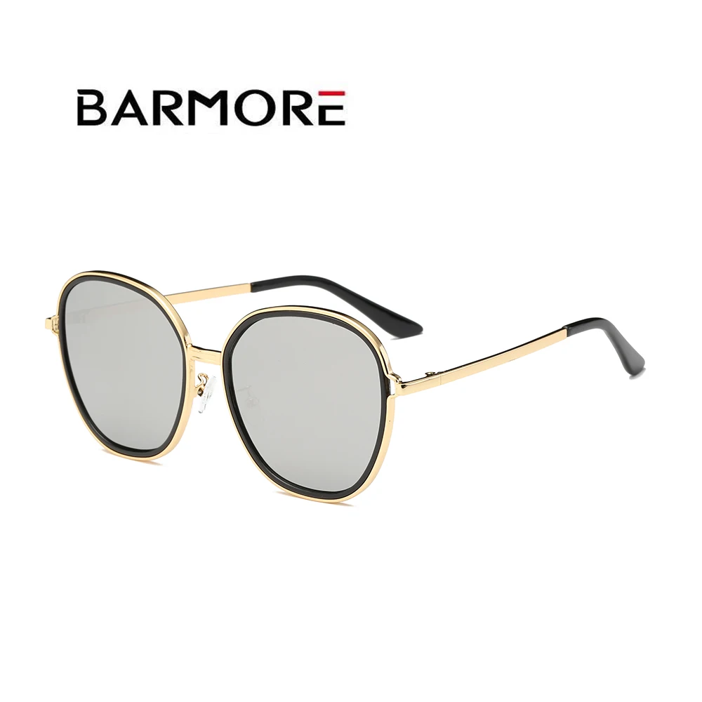 Barmore 2018 Мода Завышение женские солнцезащитные очки поляризованные прямоугольник