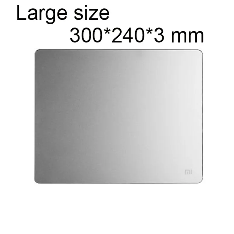 Large 59 Металлический Коврик для мыши Xiaomi, большой игровой коврик для мыши, чистый металлический коврик для мыши, роскошный тонкий алюминиевый ПК коврики для компьютерной мыши, противоскользящие - Цвет: Large 59