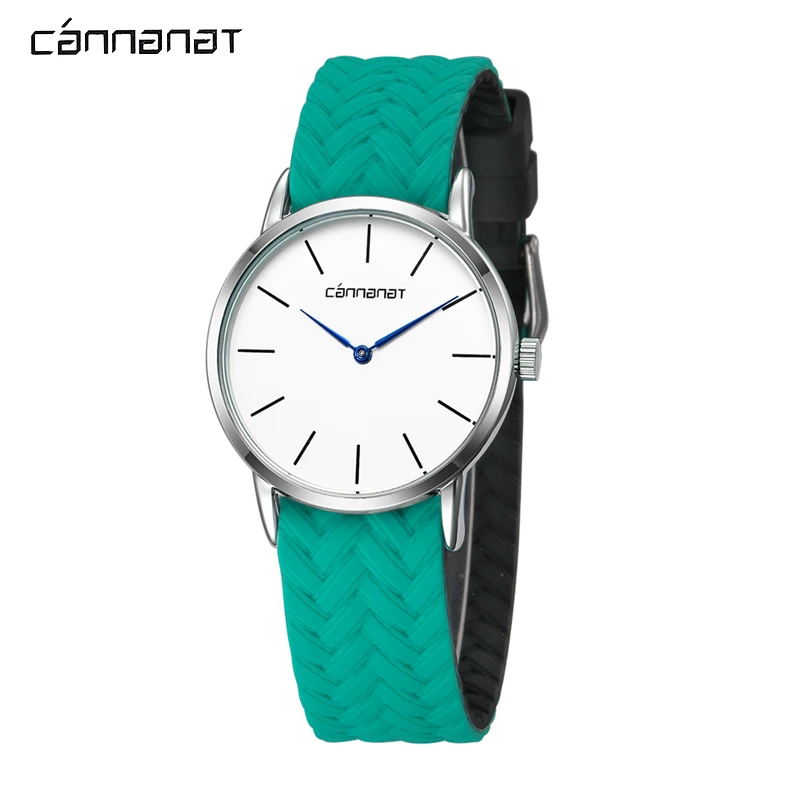 Cannanat Casual Quartz Women Watches Colorful Silicone Bracelet Ladies Watch Simple Analog Wristwatches Orologio Donna Relogios |