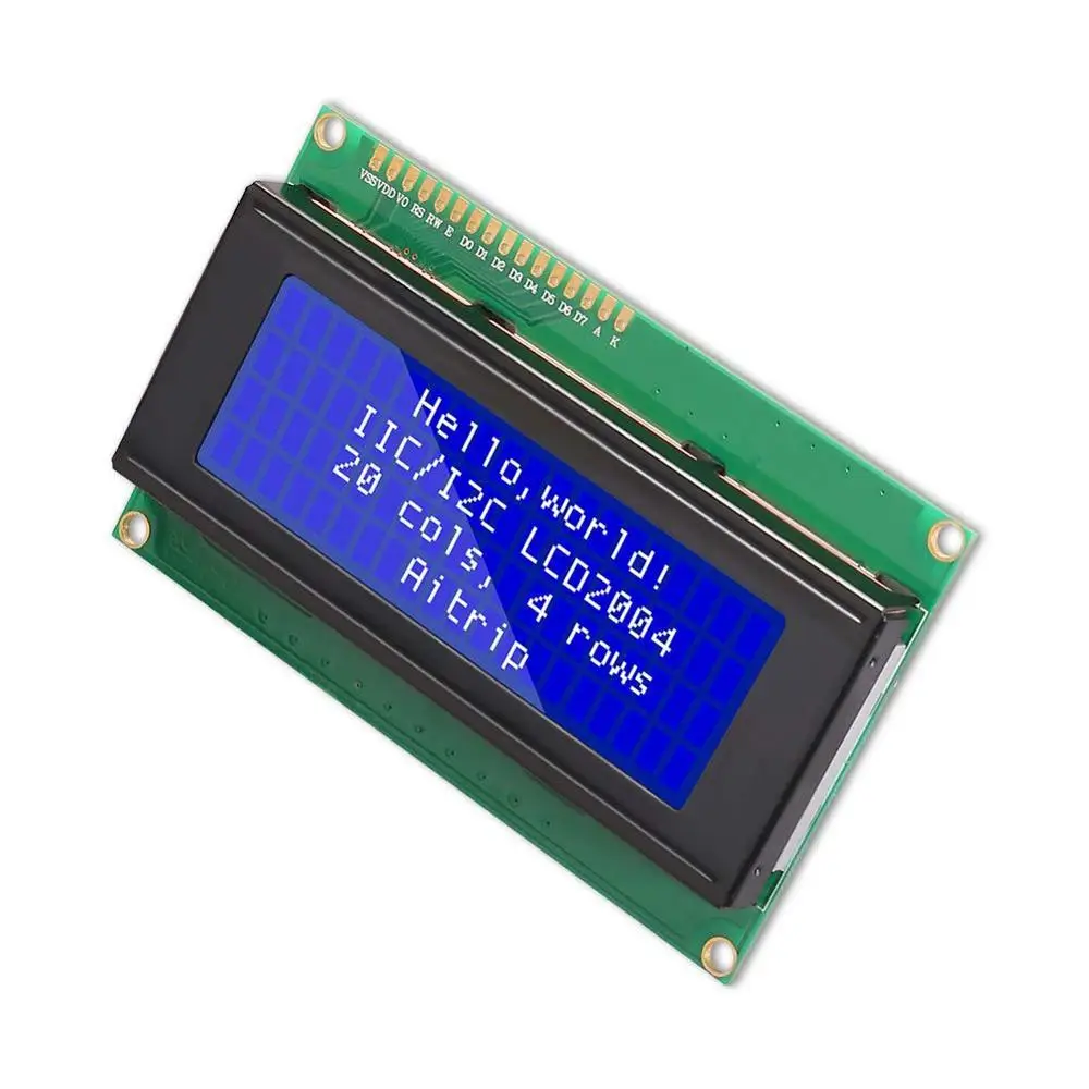 ЖК дисплей 2004 дюйма IIC/I2C 20x4 5 В символьный синий экран с подсветкой IIC I2C для