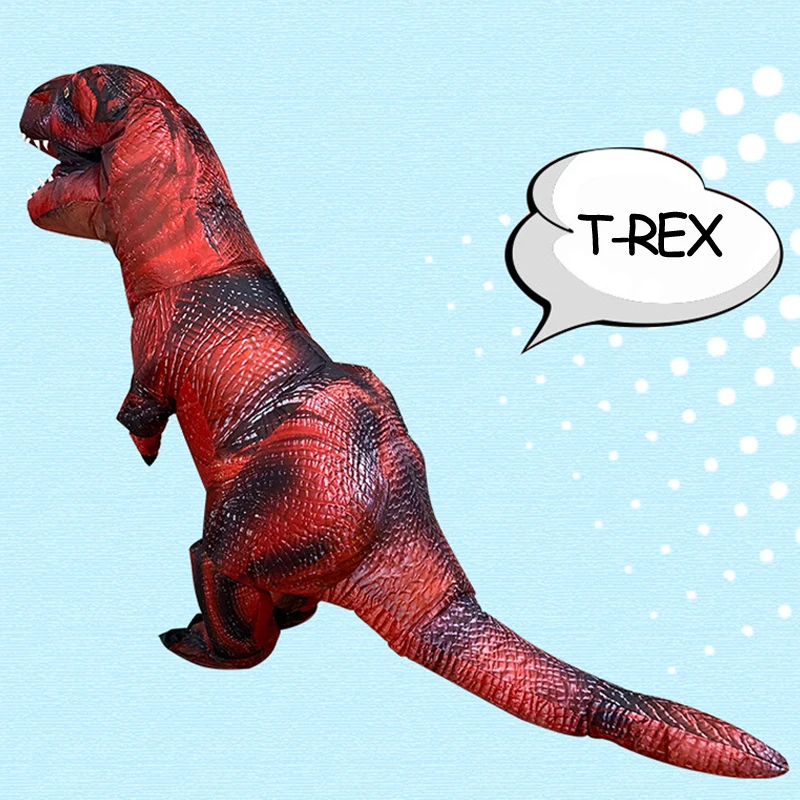 Раптор динозавр взрослые костюмы для косплея T-REX надувная одежда ездовые игрушки