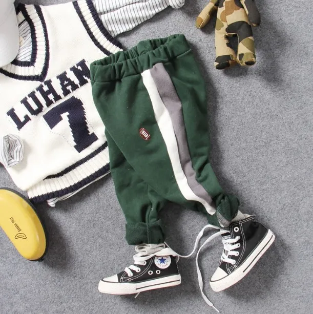 Только штаны 1 шт. От 2 до 8 лет новинка 2017 года осенние махровые повседневные для