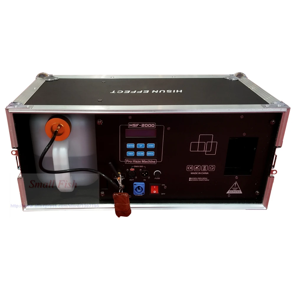 Сценический эффект 2000 Вт машина для тумана 5л DMX регулятор звука дымовая дисоц Dj