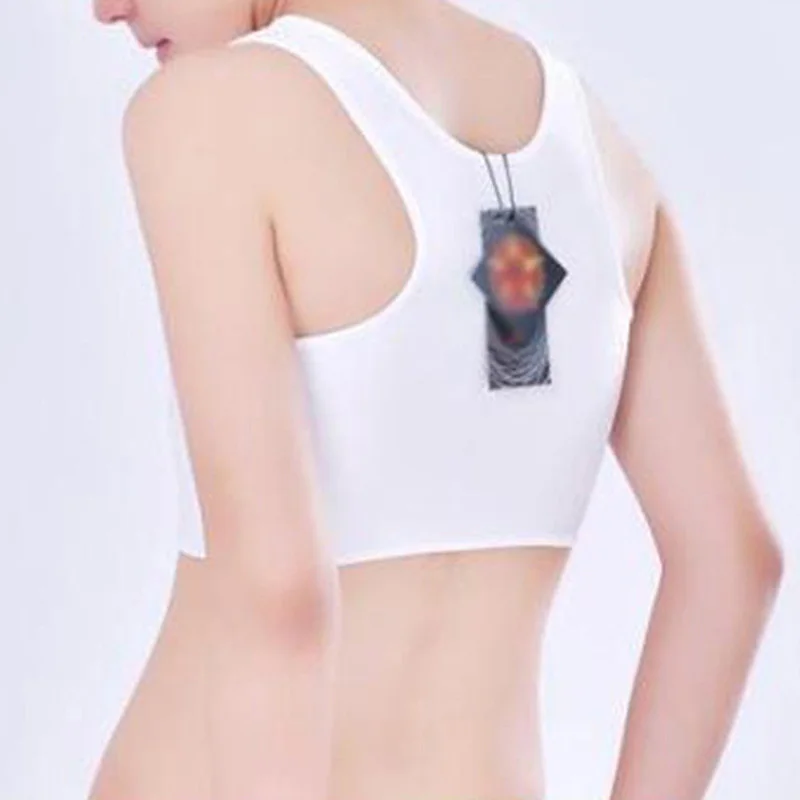 Женская одежда Летние Женские однотонные топы без рукавов с пряжкой на груди