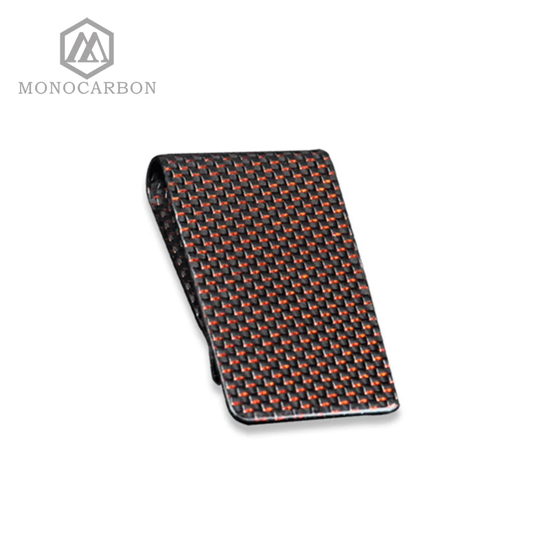 Beautiful Red Duck Bill Twill Carbon Fiber Money Clip For | Багаж и сумки