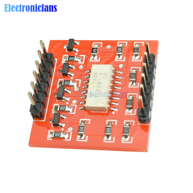 4 канальный оптоизолятор TLP281 IC модуль высокий и низкий уровень оптрон