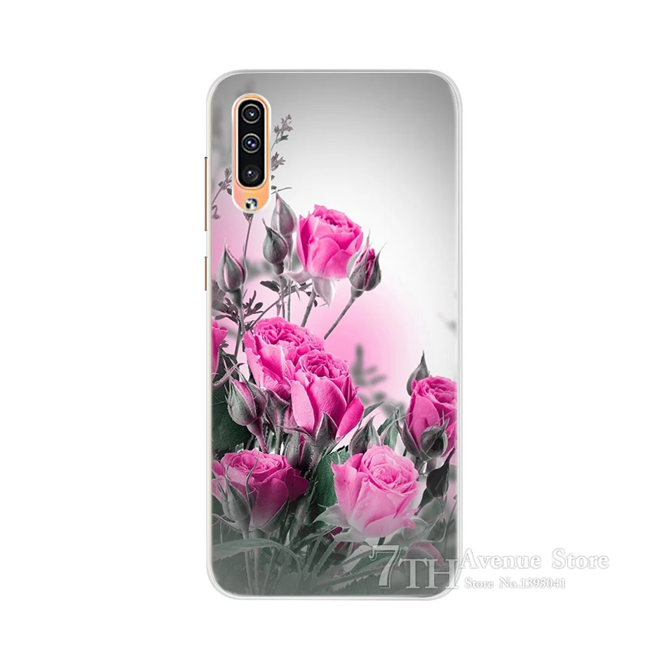 For Samsung Galaxy A50 Case 2019 Cartoon Silicone Soft TPU Back Cover A505F A50s A507F A30s A307F Phone | Мобильные телефоны и