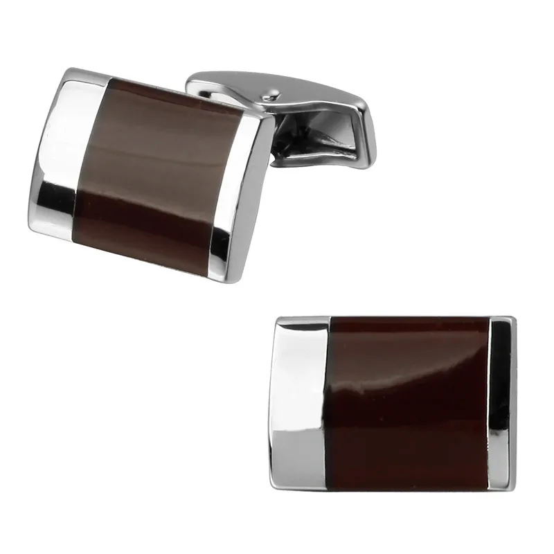 Мужские золотистые запонки с длинным рукавом в красной коробке|f cufflinks|fashion