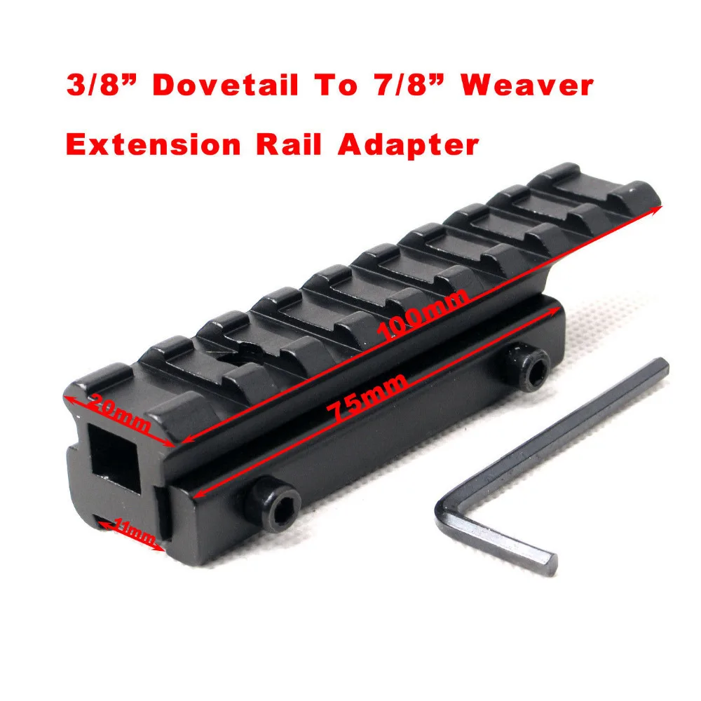 2 шт. Тактический адаптер для крепления на руль Ласточкин хвост|adapter 19v|picatinny rail scope