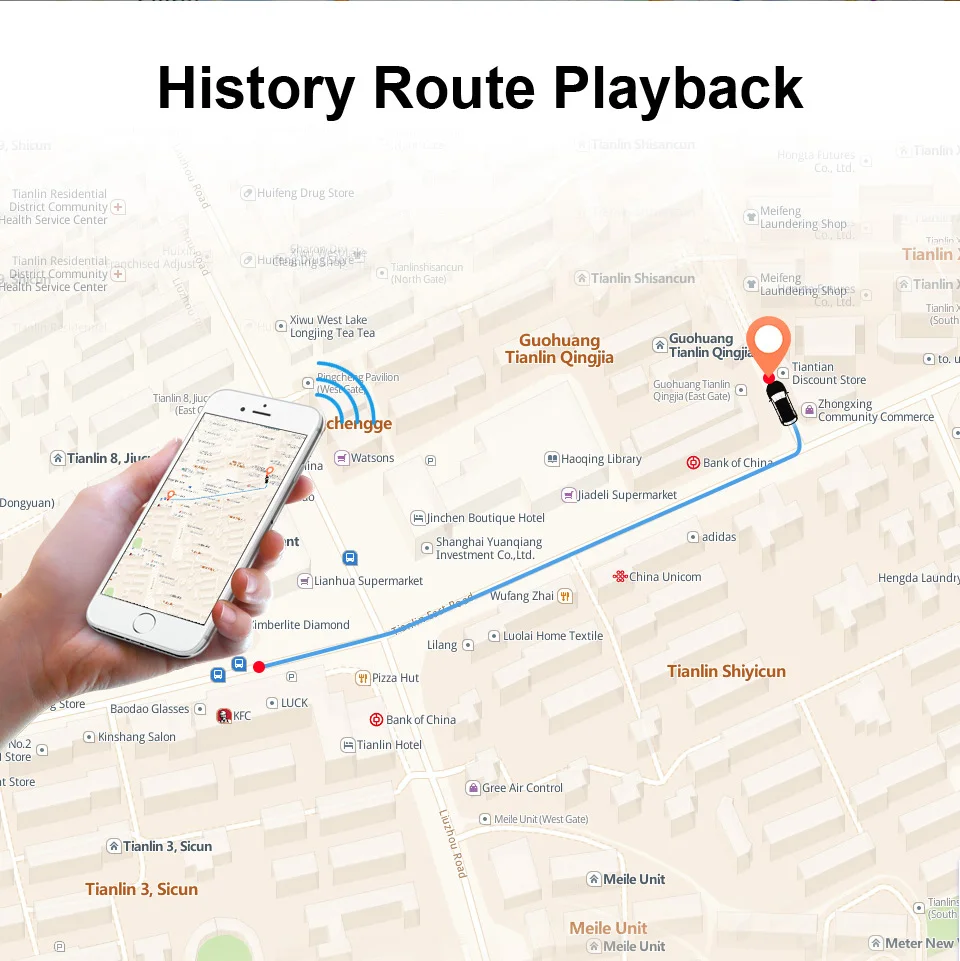 Автомобильный gps-трекер реле отключения топлива дистанционно управление транспортным средством gps-локатор скрытый дизайн чипсет GSM LBS SMS карта слежения в реальном времени