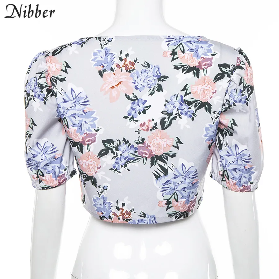 Летняя Сексуальная клубная одежда, укороченный топ, футболка Boho, женские элегантные офисные повседневные рубашки, модные женские уличные футболки