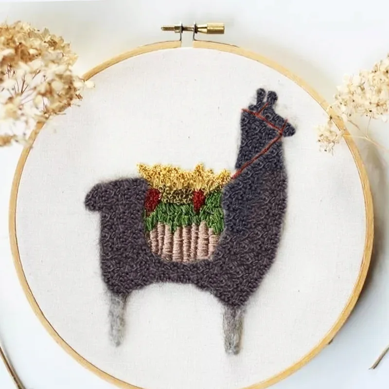 Embroidery Diy Handmade Kits Animal 3d Ribbon Embroidery Handmade Embroidery Flower Embroidery Applique Cross Stitch Ribbon