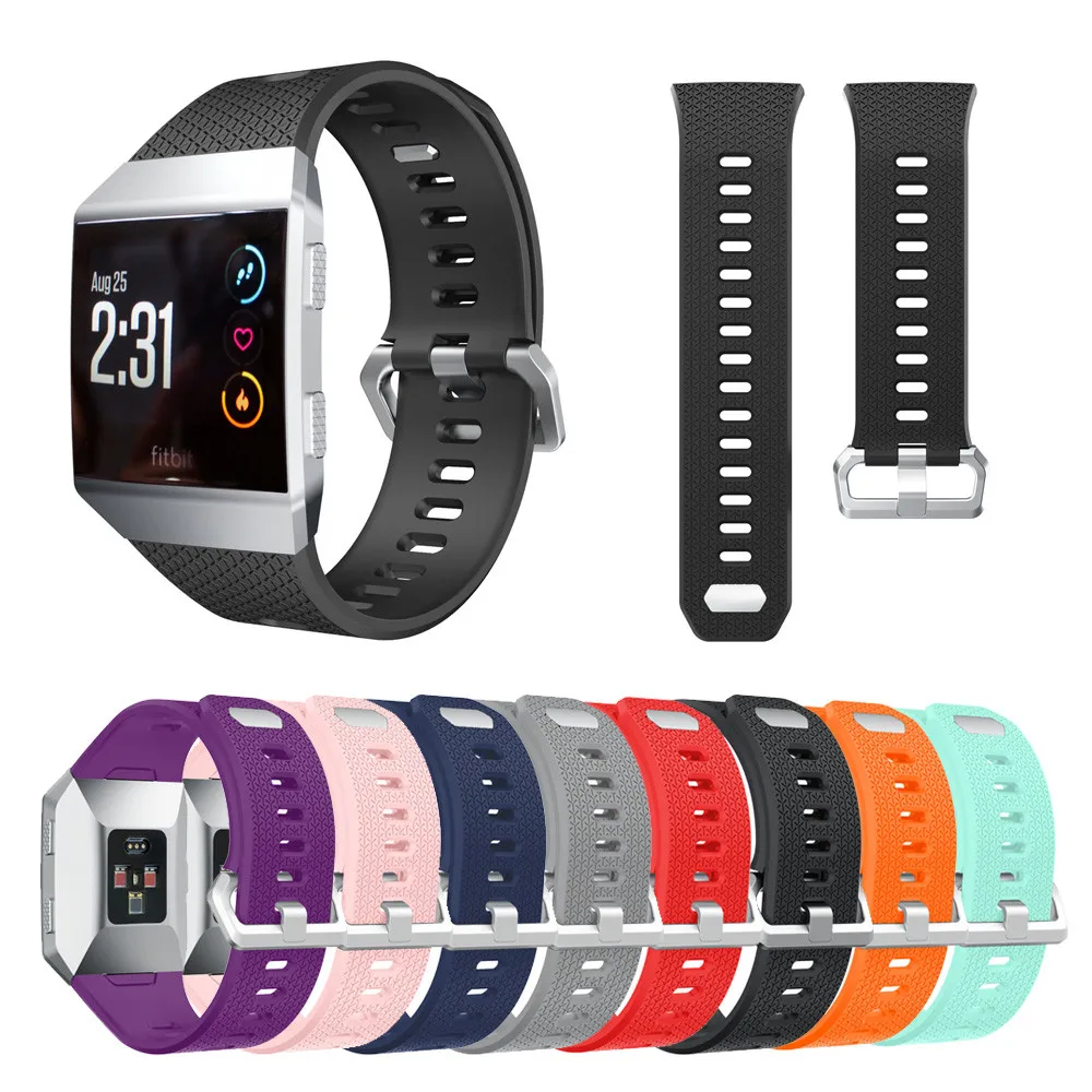 Силиконовый ремешок для Fitbit Ionic Sports TPU силиконовый браслет сменный наручных часов