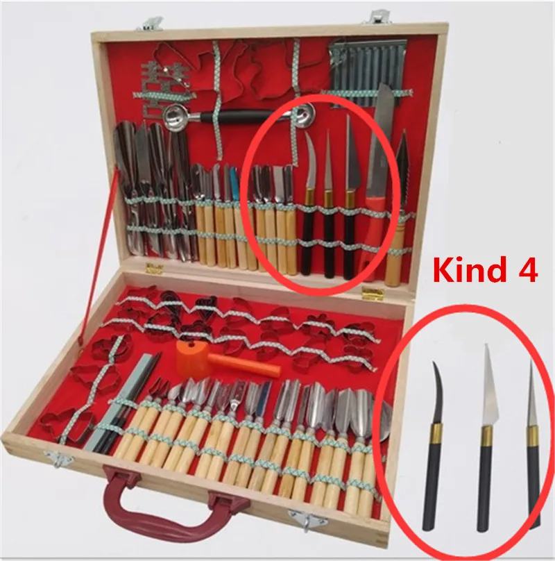 80 шт. набор кухонных поварских ножей для резки фруктов и овощей, гравировальные овощерезки, инструменты, декораторы, пищевые ножи