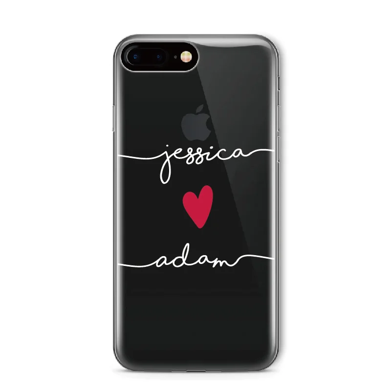 7-White Text Для iPhone 5 6 6S XR XS Max 7 7Plus 8 8Plus X 11 Pro Max персонализированный пользовательский текст с именем мягкий прозрачный чехол для телефона - Цвет: 7-White Text