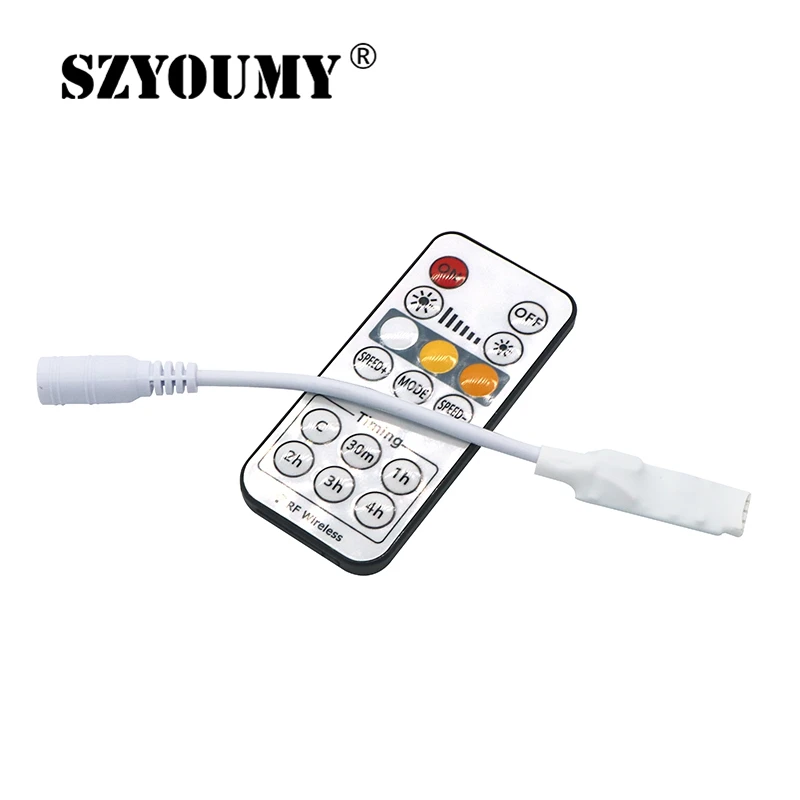 

SZYOUMY 1 шт. 16 клавиш Led CCT пульт дистанционного управления таймером, 16key RF беспроводной контроллер регулировки времени с 4-контактным разъемом