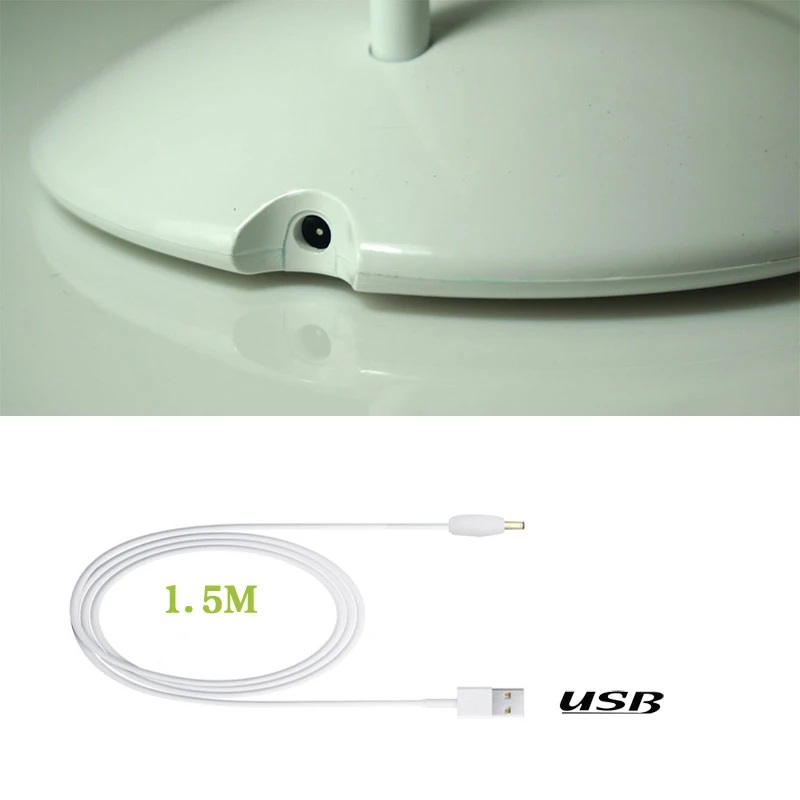 Adjustable Dimmable Eye-caring Table Lamp /Led Rechargeable gooseneck Folding reading lamp Lighting | Лампы и освещение